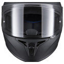 DOT Approved Black Full Face Motorcycle Helmet – Lightweight, Aerodynamic Shell, Anti-Scratch Visor, Comfortable Fit for Street & Off-Road