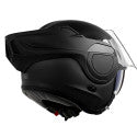 TOUR REVERSE FLIP MODULAR JET BLACK MATT OPENABLE MOTORCYCLE HELMET