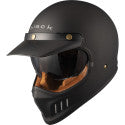Sleek Solid Black Motorcycle Helmet – Matte Finish, Aerodynamic Design, Superior Protection & Comfortable Fit for Every Rider