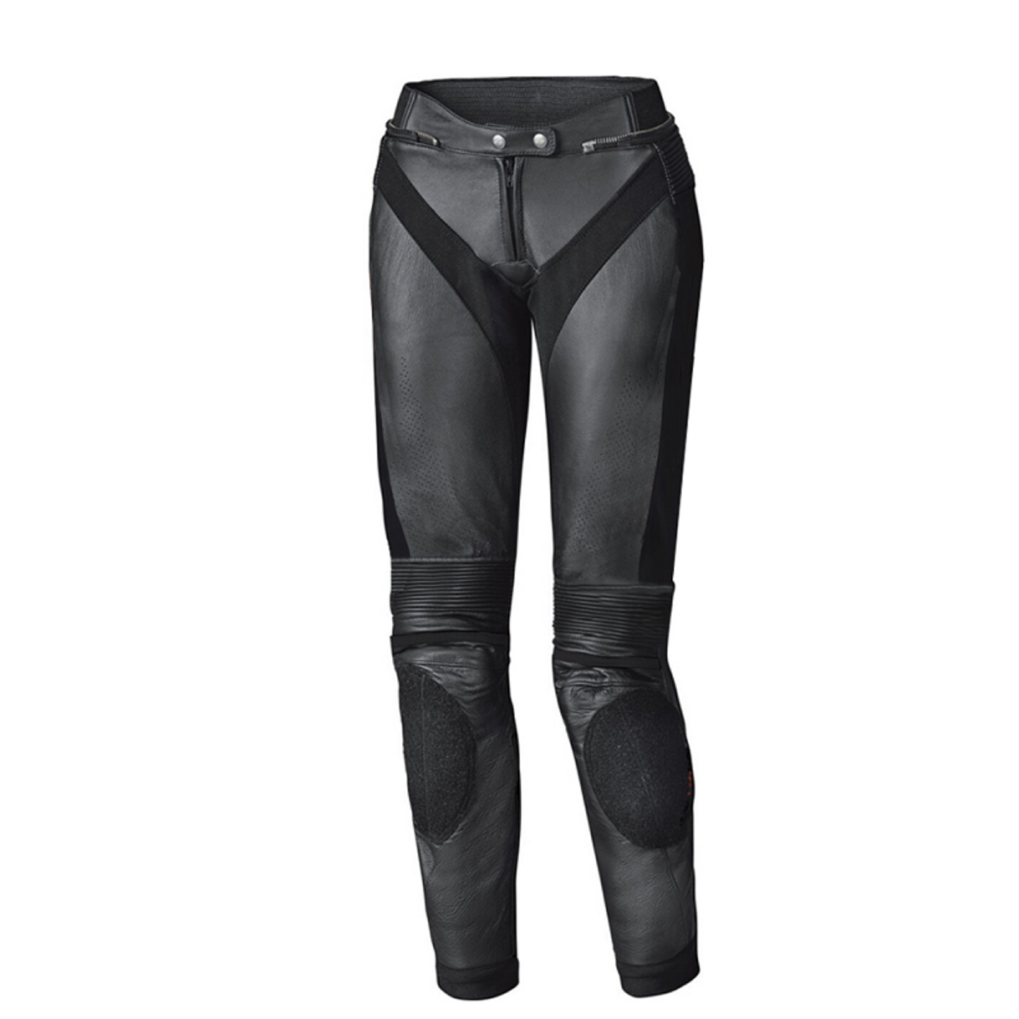 Eagle Ride Women’s Full Black Leather Motorcycle Pants – Sleek, Strong & Stylish