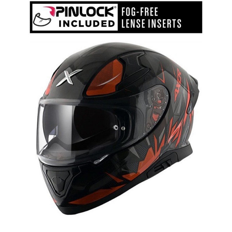 Premium Motorcycle Helmet with Clear Visor, Ventilation – Lightweight, Comfortable & Durable