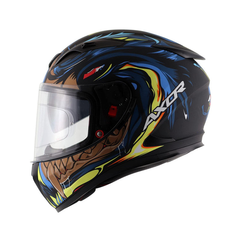 Sleek DOT Approved Full Face Motorcycle Helmet – Lightweight, Ventilated, Anti-Scratch Visor for Street & Off-Road Riders