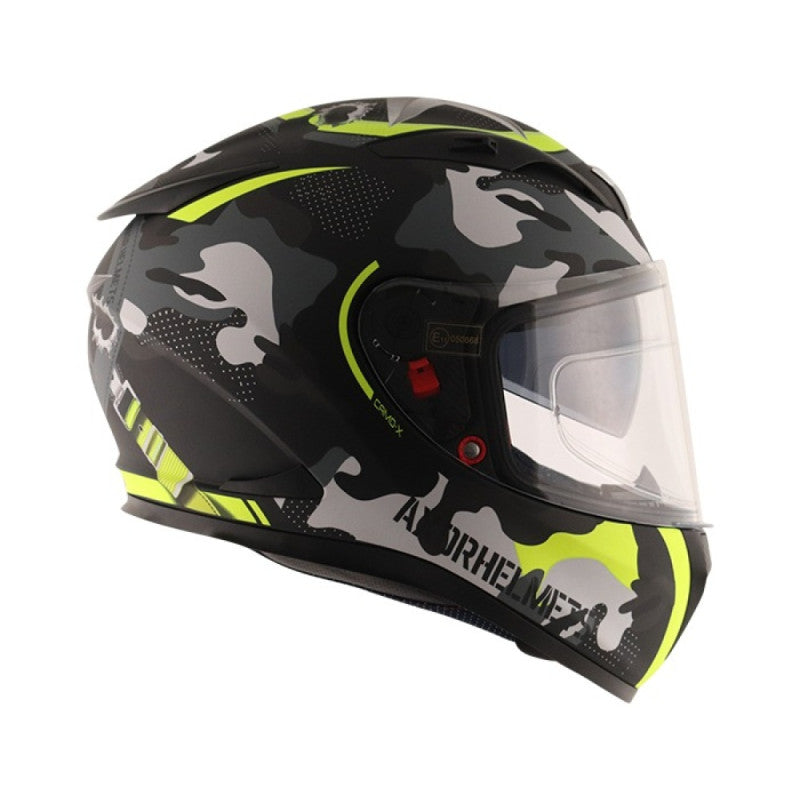 Premium DOT Approved Full Face Motorcycle Helmet – Lightweight, Aerodynamic, Anti-Scratch Visor for Street & Off-Road Riders