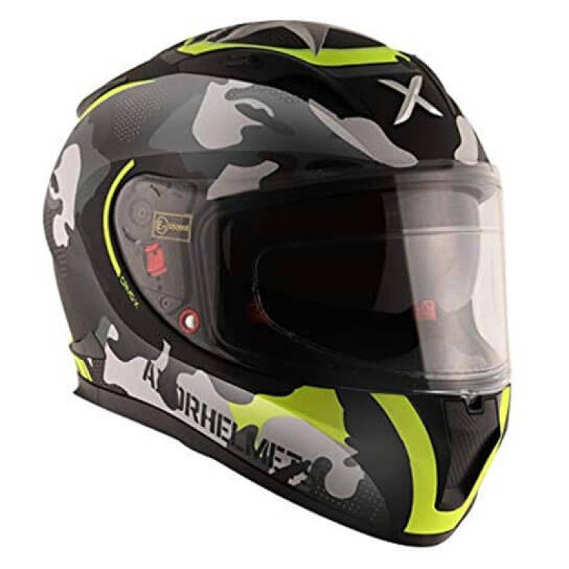 Premium DOT Approved Full Face Motorcycle Helmet – Lightweight, Aerodynamic, Anti-Scratch Visor for Street & Off-Road Riders