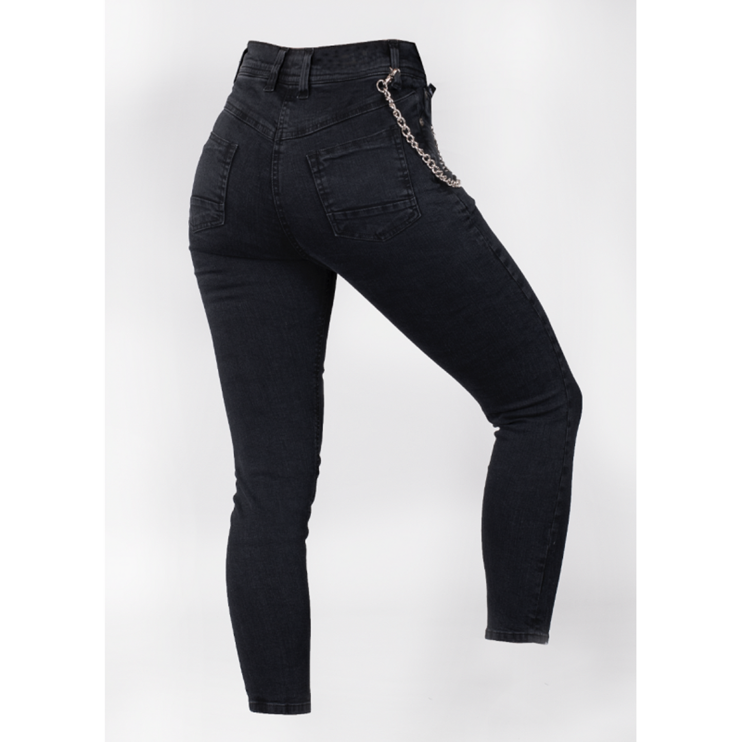 Women's Motorcycle Jeans – Lady Cruiser "Dark Night"| CE 17092 Certified Protective Riding Denim with Kevlar & Armor Pockets