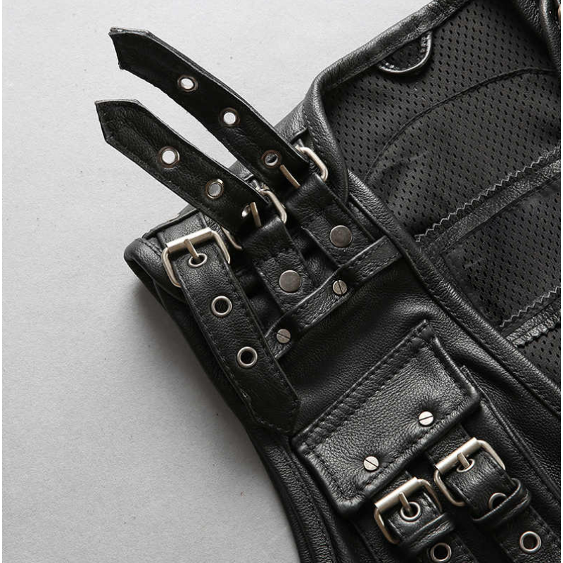 Premium biker supreme HD leather vest Premium Cowhide, Classic Biker Style with Pockets & Patch-Ready Back