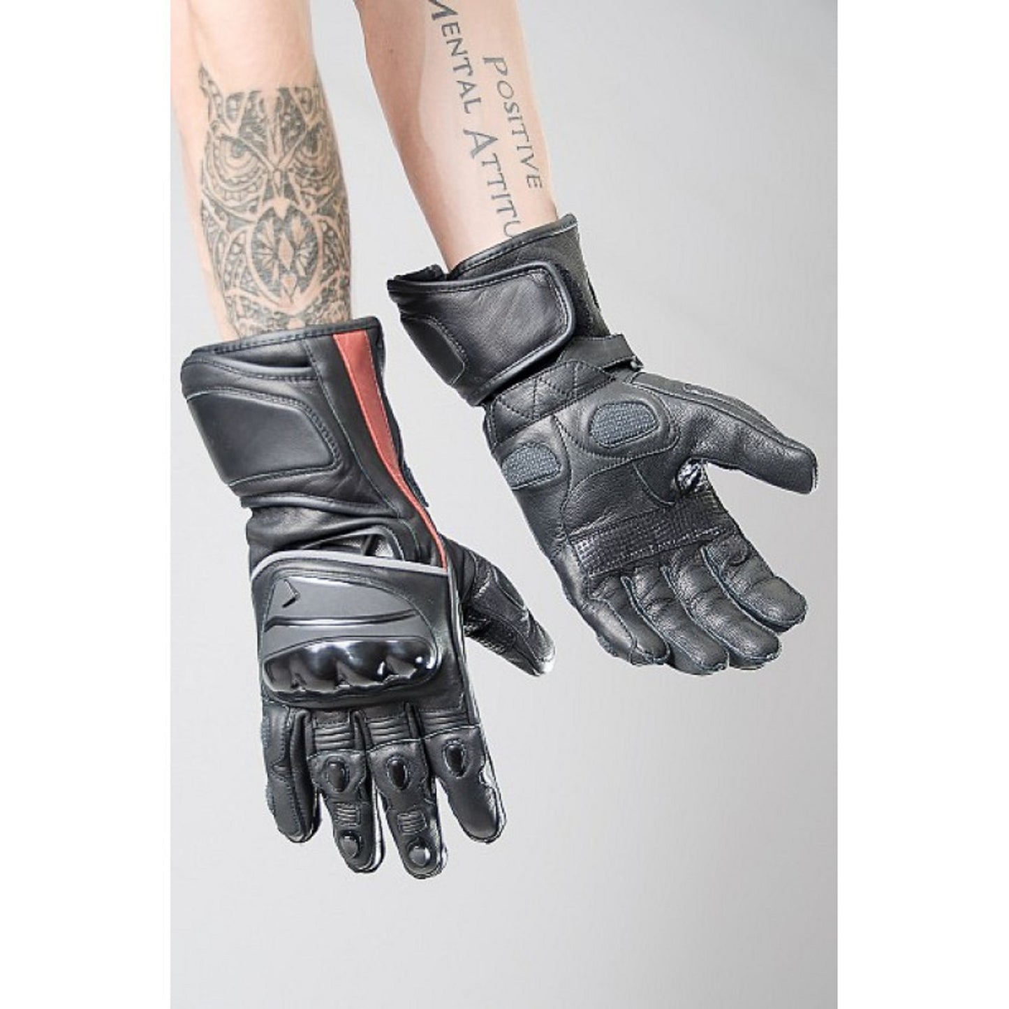 ATA Graco™ Men's Motorcycle Leather Gloves – Durable, Protective & Comfortable Fit
