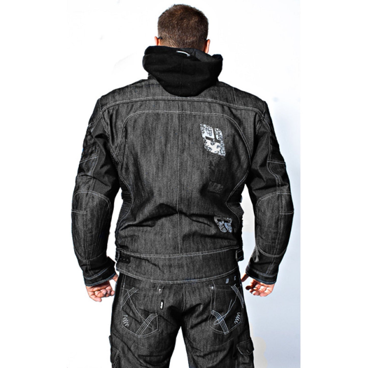 Alive Motorcycle Denim Jacket – Men’s Protective & Stylish Riding Jacket