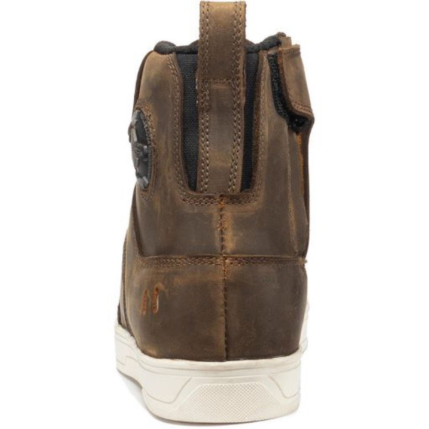 Street Ankle Motorcycle Touring Boots __ Premium Suede Leather, Waterproof Breathable Membrane, OrthoLite Footbed, Anti-Shock Rubber Sole, CE Certified Protection for Unisex