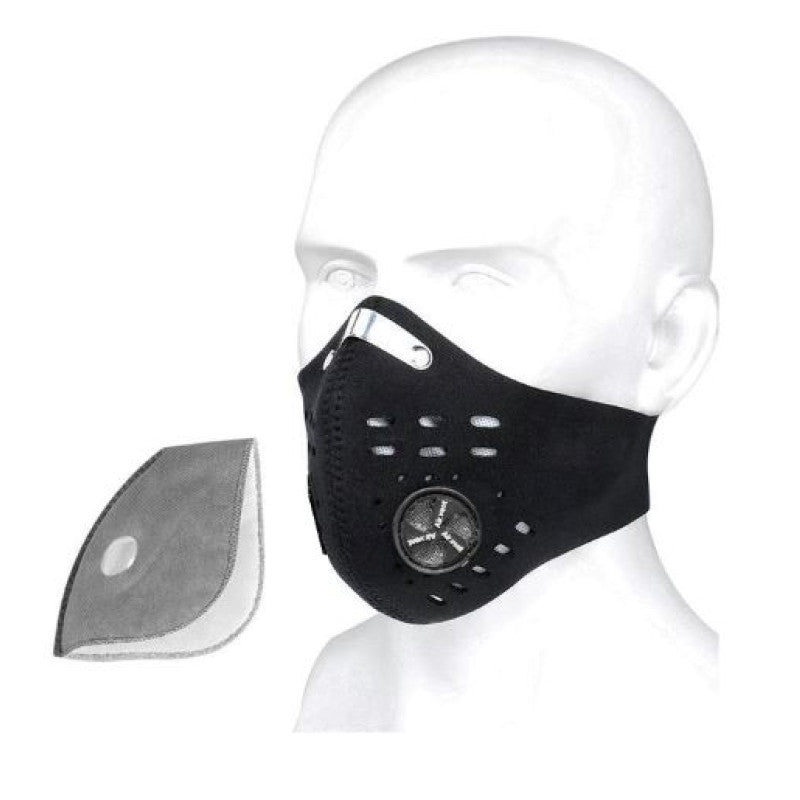Washable Neoprene Face Mask with Iron Vents Breathable Reusable & Stylish Protection for Outdoor & Urban Use