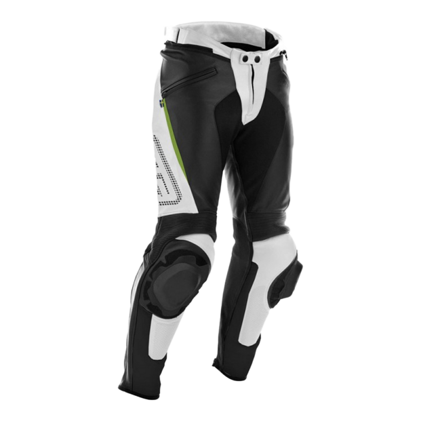 Men’s Troy Motorcycle Leather Pants – Durable Cowhide Riding Trousers