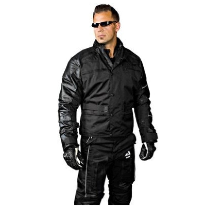Black Panther Motorcycle Jacket – CE Certified, Armored Riding Gear, Premium Leather Look