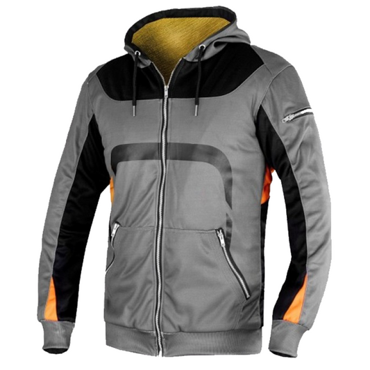 Premium Waterproof Motorcycle Hoodie – CE 17092 Certified Armored Riding Jacket for Men