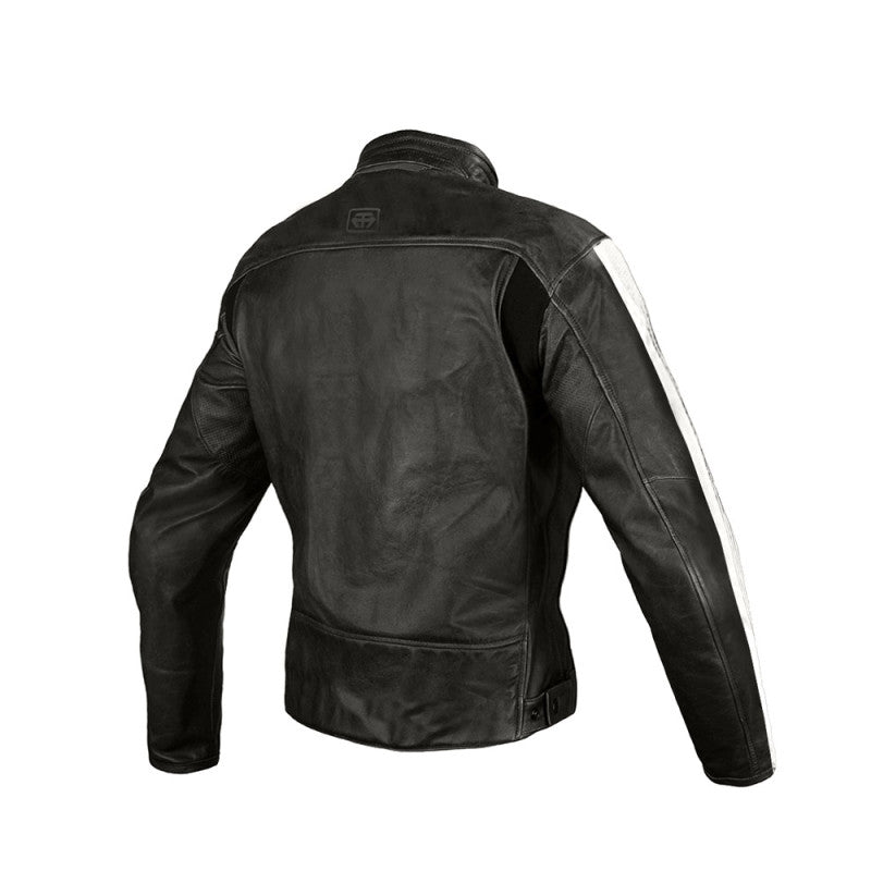 Dame Antik motorcykellæderjakke – Premium kohud, klassisk bikerstil
