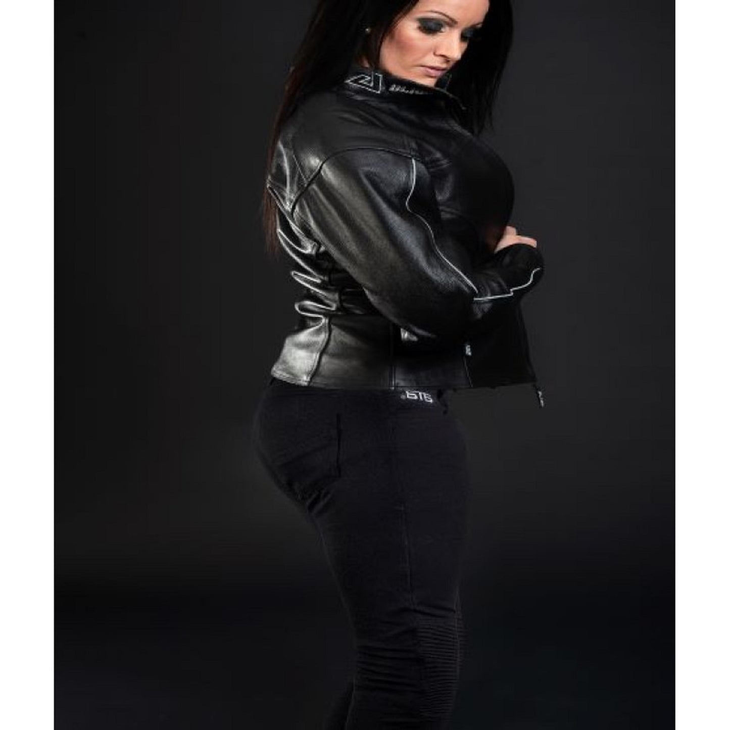 Lady Biker MC legging (CE 17092 ) – High-Waisted, 4-Way Stretch, Breathable & Antimicrobial Performance Tight