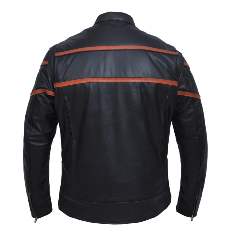 Rider Buffalo Leather Motorcycle Jacket – CE Level-2 | DuPont™ Kevlar® Reinforced