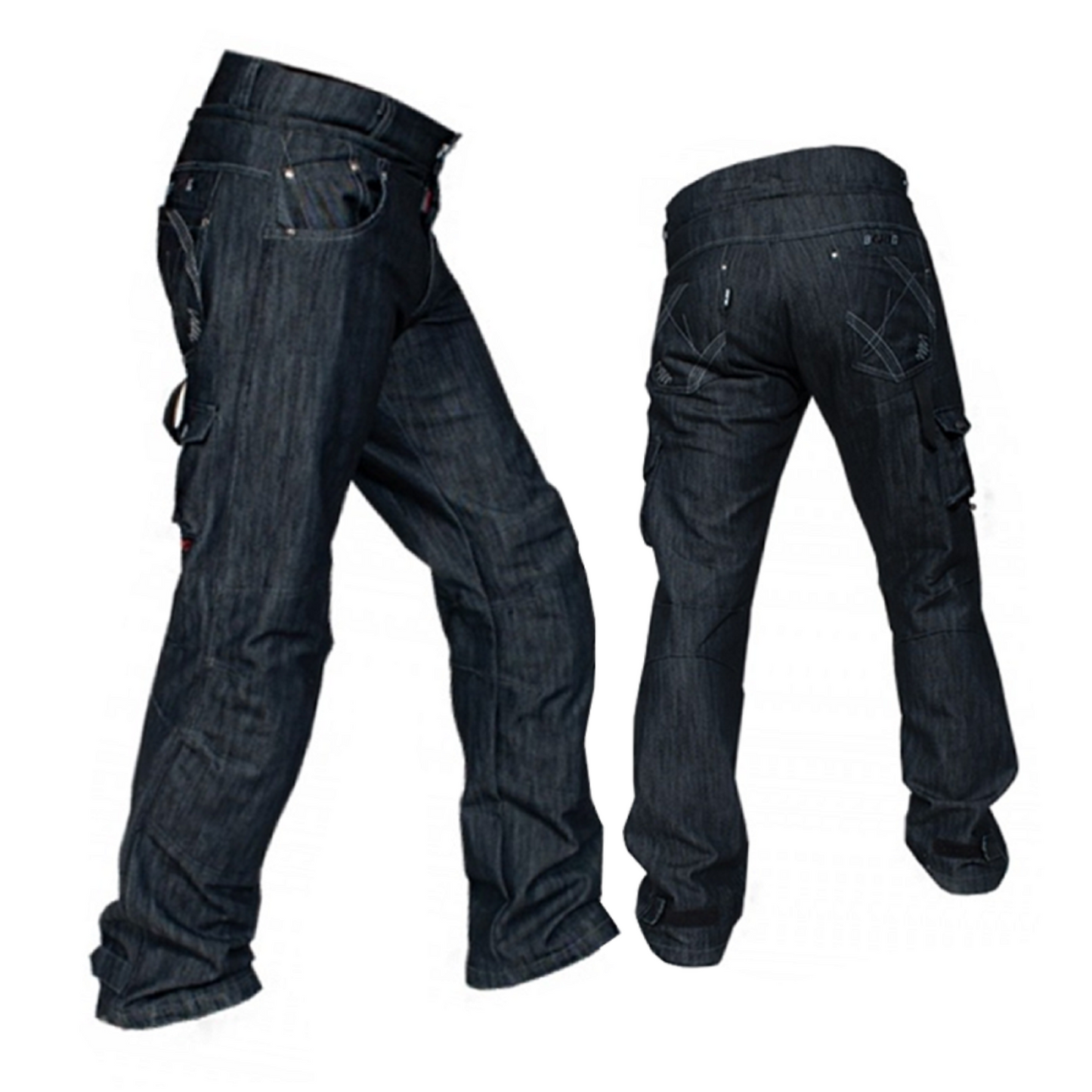 Herre motorcykeljeans – Alive Sami-Kevlar denim vandtætte motorcykeljeans | CE 17092 certificeret beskyttende køredenim med Kevlar og beskyttende lommer