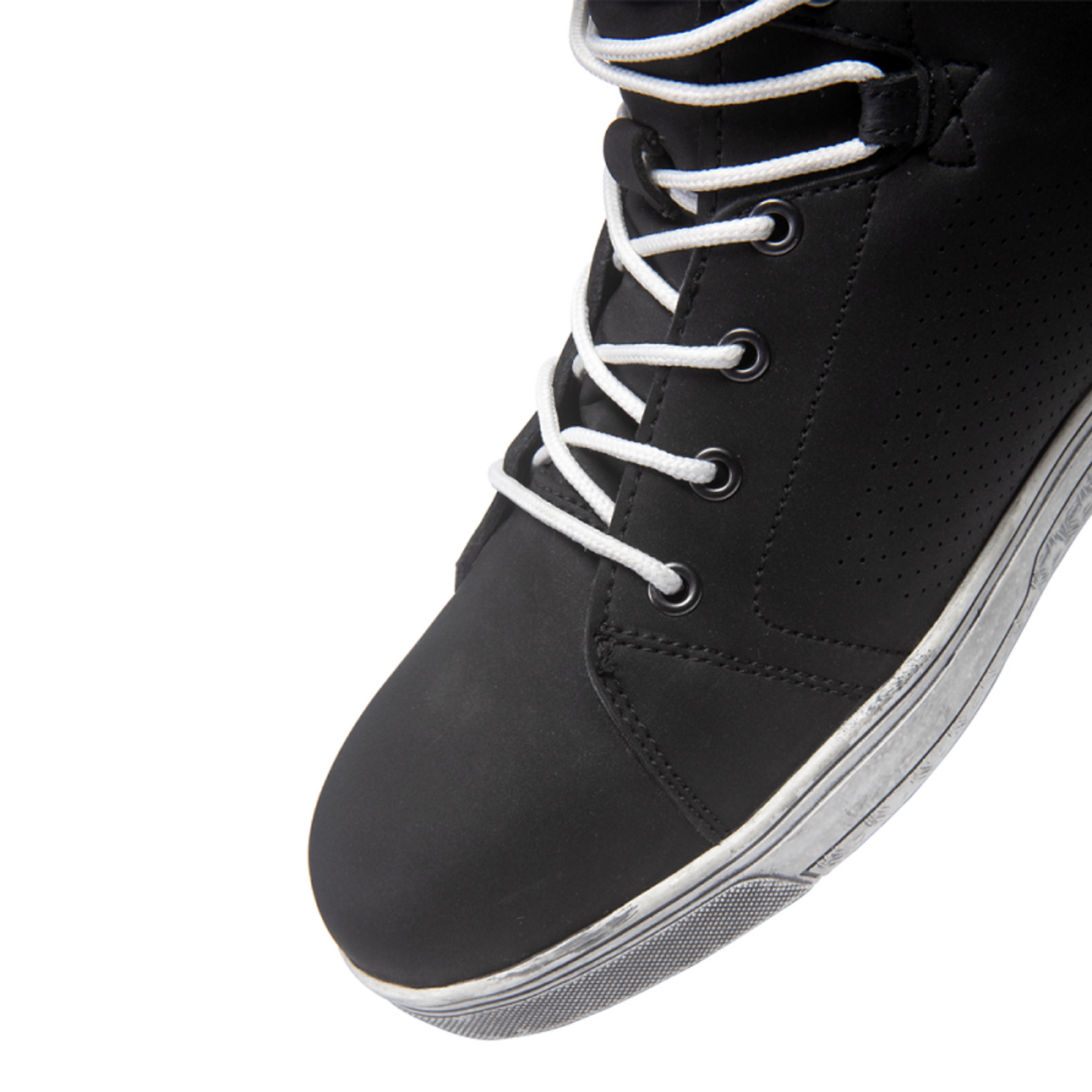 Urban Motorcycle Sneakers – Waterproof Vintage Leather, Fortified Ankle Protection, EVA Cushioning, Anti-Slip Rubber Sole, Sleek Commuter Footwear for unisex