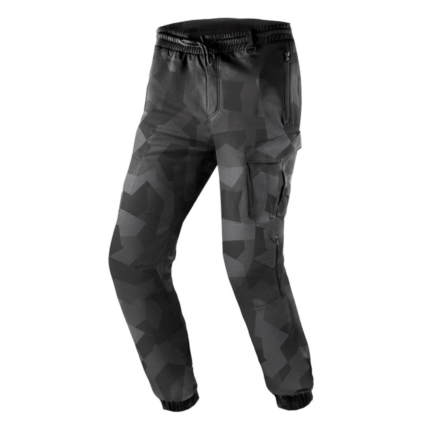 Men's Motorcycle Jeans – MotoGP Dark Camo motorcycle Track Jogger pant | CE 17092 Certified Protective Riding Denim with Kevlar & Armor Pockets