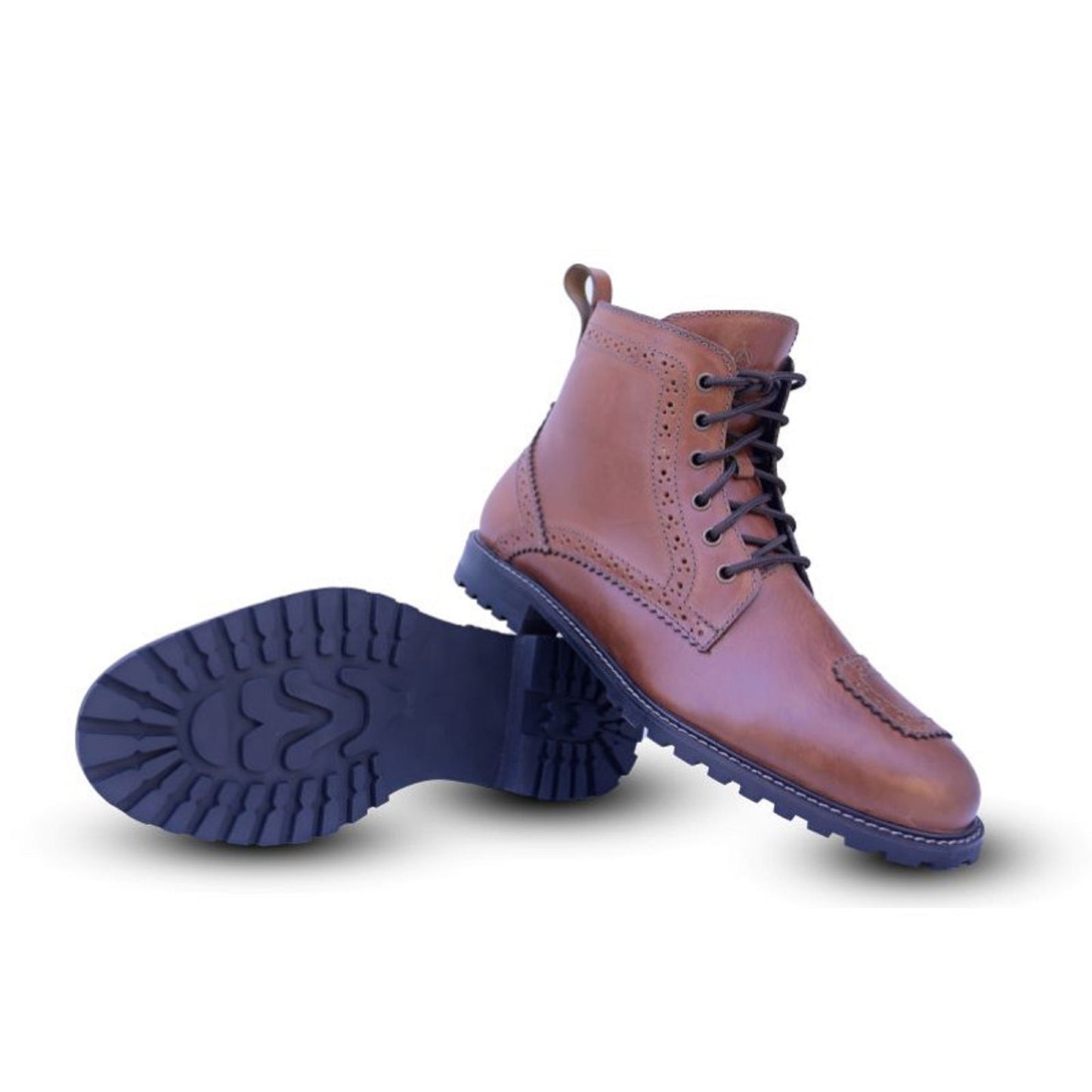 Crunchy Textured brown WP Motorcycle Boots – Perfect Blend of Comfort, Safety, and vintage style for Unisex