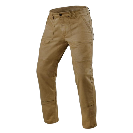 Men's Motorcycle Jeans – Cargo GT-Rider dusty semi WP  | CE 17092 Certified Protective Riding Denim with Kevlar & Armor Pockets