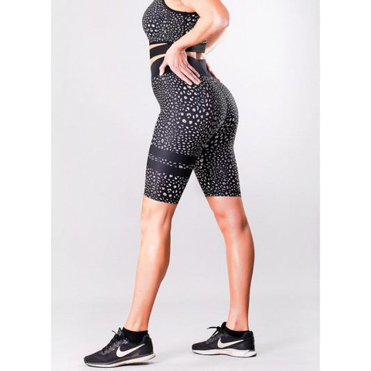Shapelab Golden Leo Shorts – Premium High-Waist Sculpt & Stretch Activewear Shorts