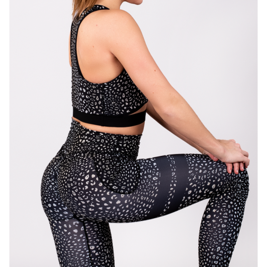Shapelab Golden Leo Sports Top – Premium High-Fit Activewear for Maximum Support and Style