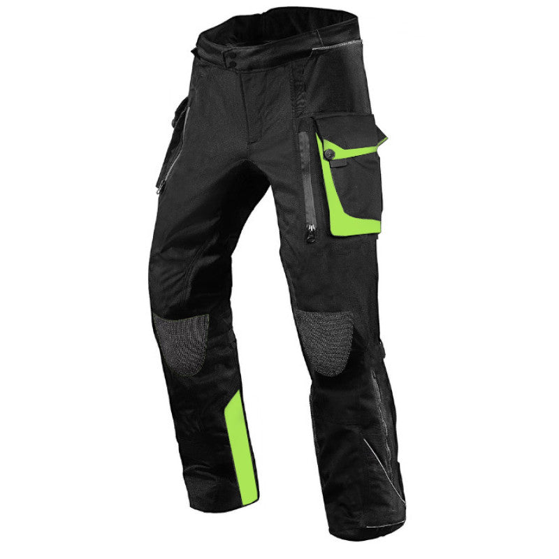 Premium Dynatech Flour Black Kevlar Waterproof Pants – Reinforced, Windproof, All-Weather Riding Gear for Men & Women