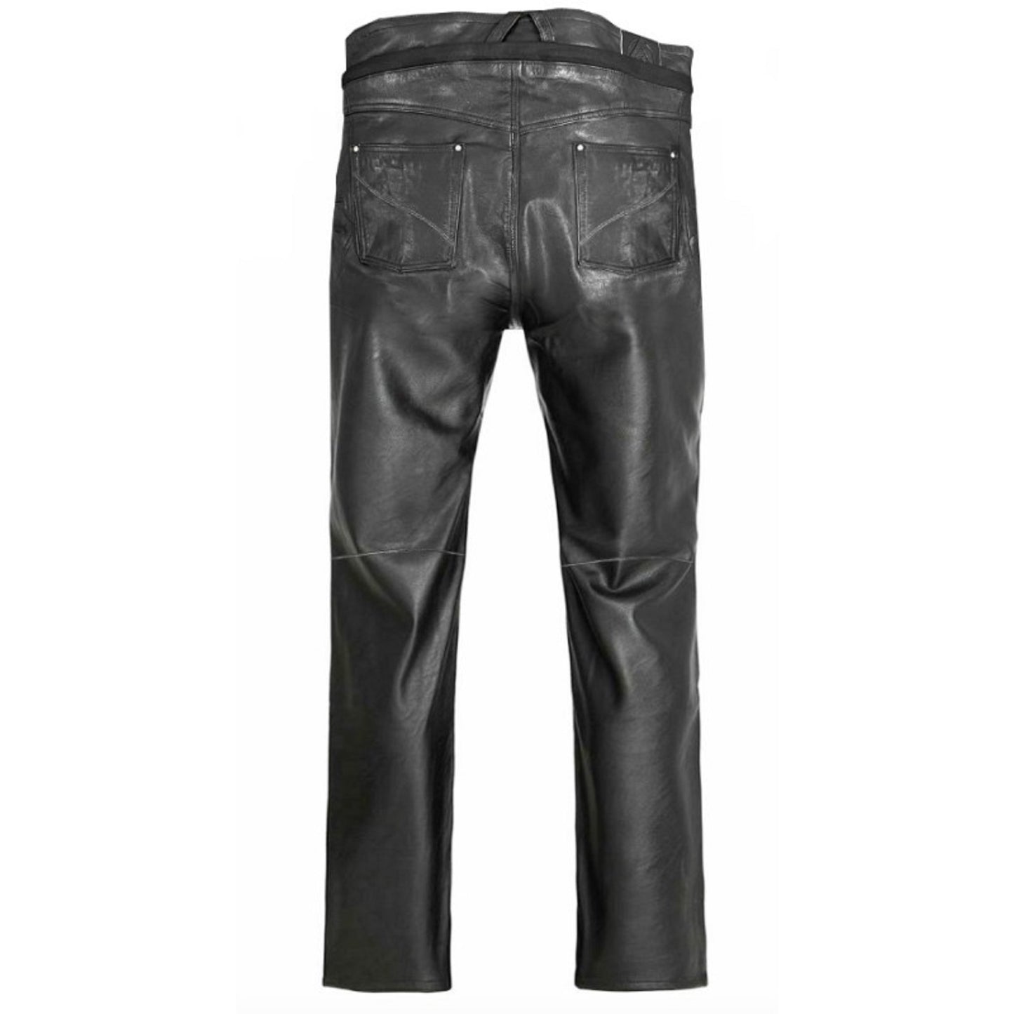 Men’s Vintage 92-x Goat Napa Washed Leather Touring Pants – Premium Quality