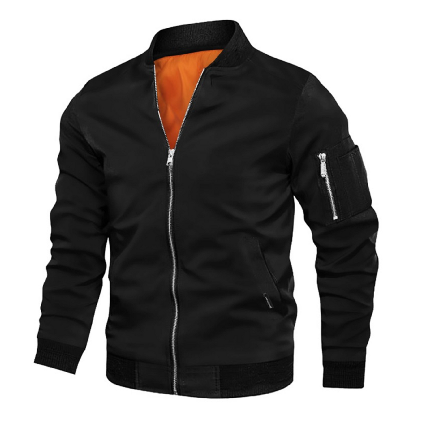 Bomber Black Kevlar Textile Jacket  Lightweight, Durable, CE-Certified Protection for Stylish and Safe Motorcycle Riding Gear