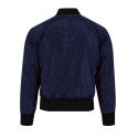 Bomber Blue Kevlar Motorcycle Jacket  Protective Textile Riding Gear with Armor, Stylish & Durable for Men
