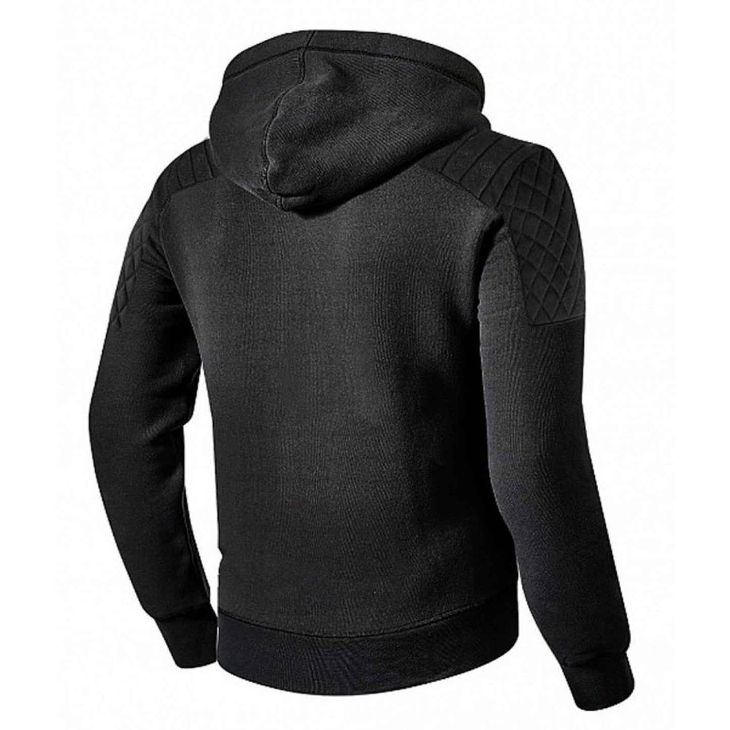 Women's Premium Classic Black Motorcycle Hoodie – CE Level 2 Armour – DuPont™ Kevlar® Lined