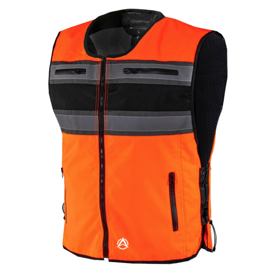 Retro Tour Reflective Safety Vest – High Visibility with Classic Style|Classic Design, 360° Visibility