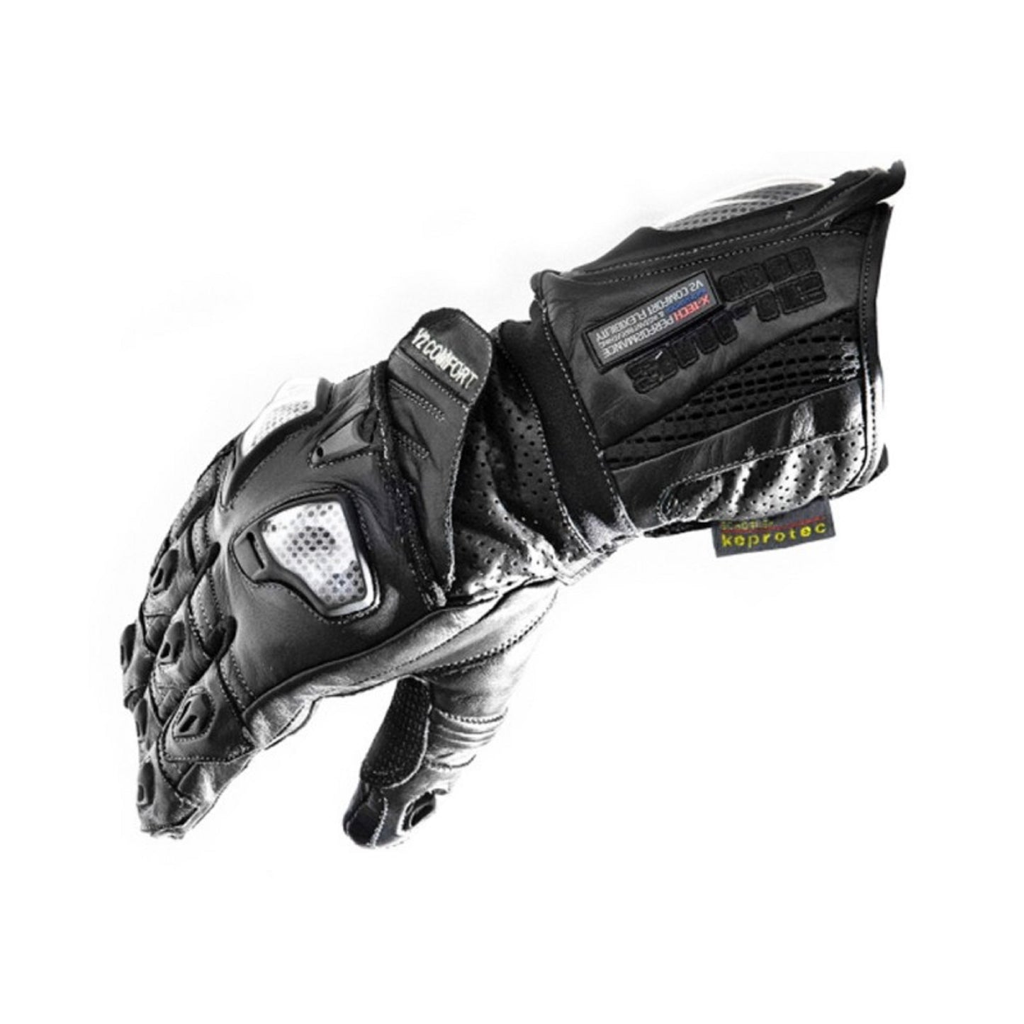 Alive Xtech Racing Motorcycle Gloves – TPU Armor, Waterproof & Windproof for Men's